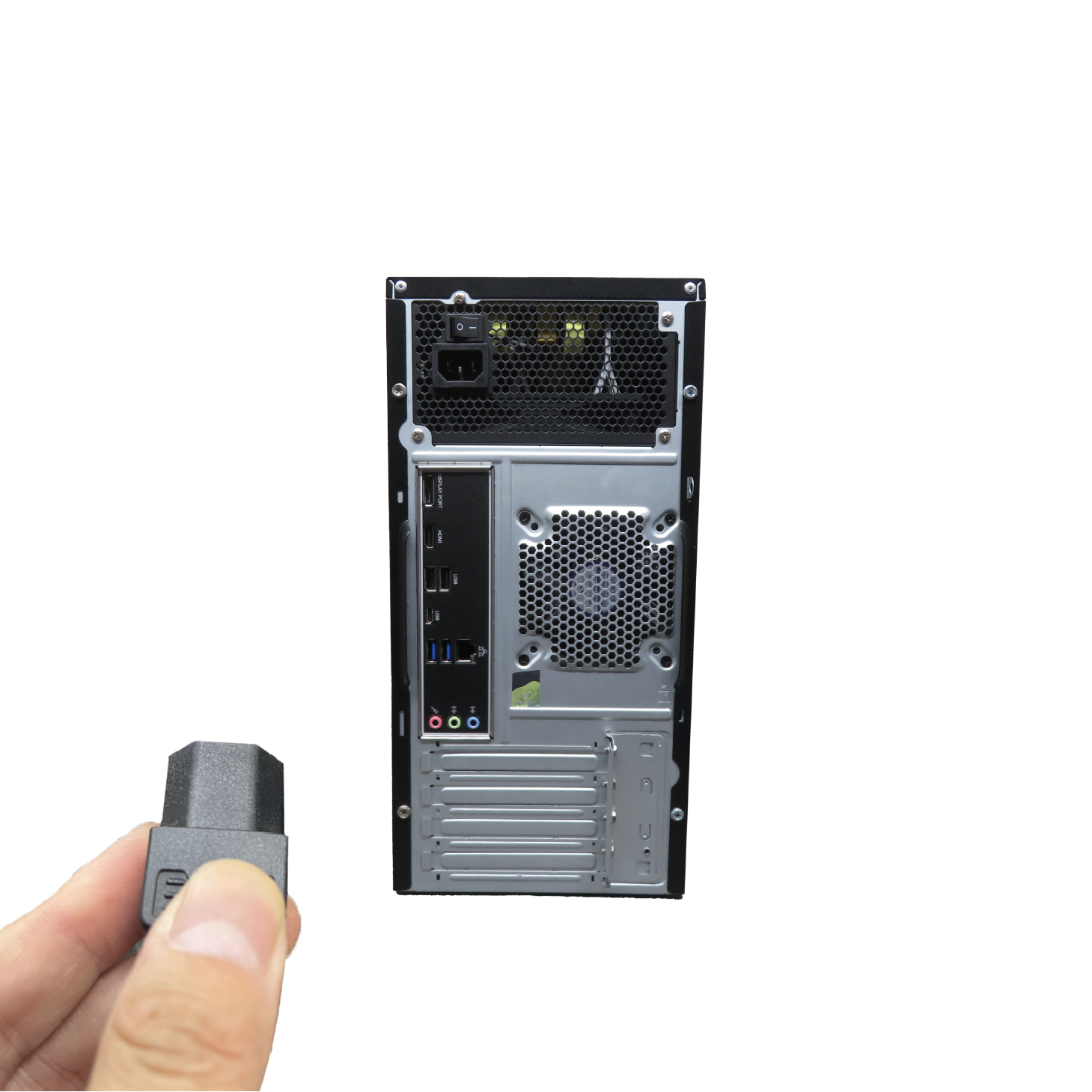 機器からケーブルを抜く
